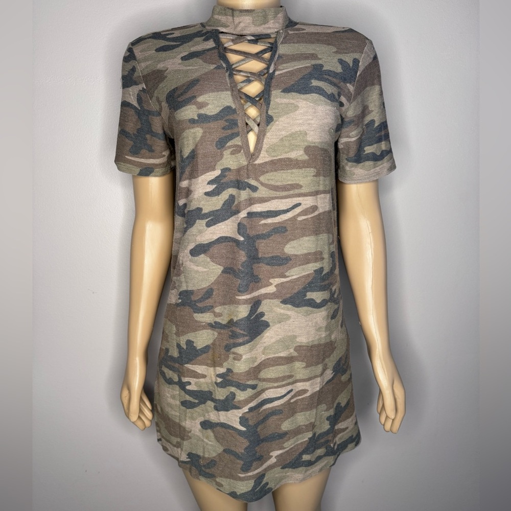 Army Fatigue T-shirt Dress